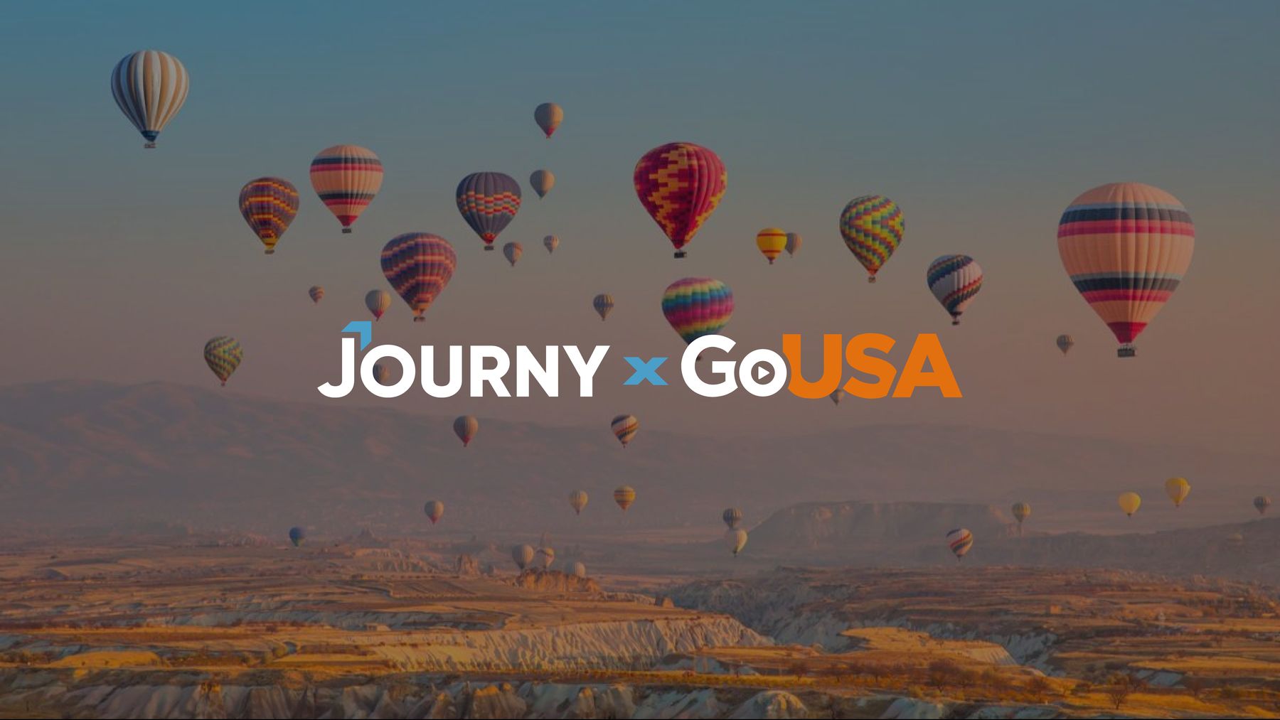 Journy x GoUSA logo design