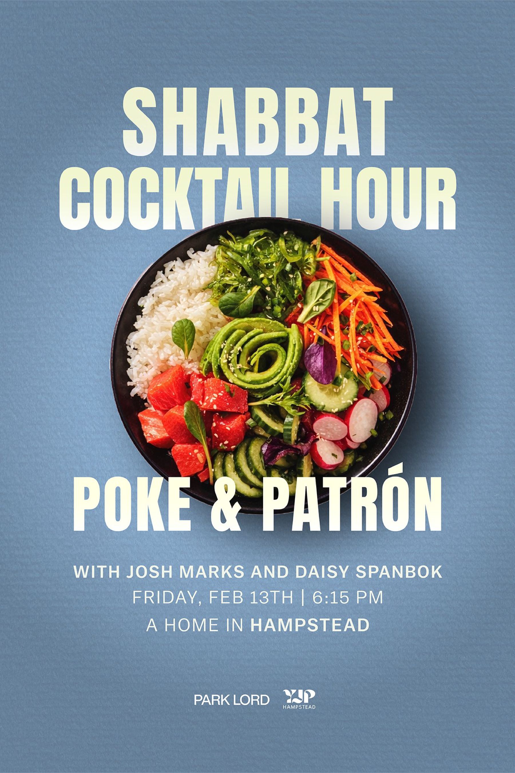 Shabbat Cocktail Hour flyer